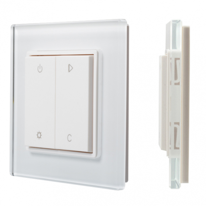 Панель Knob SR-2833RGB-RF-UP White (3V,RGBW,1зона), Arlight, 017740, изображение 1 Панель Knob SR-2833RGB-RF-UP White (3V,RGBW,1зона), Arlight, 017740, изображение 1