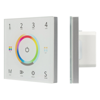 Панель Sens SMART-P67-MULTI White (230V, 4 зоны, 2.4G), Arlight, 028321 Панель Sens SMART-P67-MULTI White (230V, 4 зоны, 2.4G), Arlight, 028321
