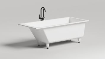 Ванна из искусственного камня Salini Cascata Kit 170x75 104323M белая матовая встраиваемая Ванна из искусственного камня Salini Cascata Kit 170x75 104323M белая матовая встраиваемая