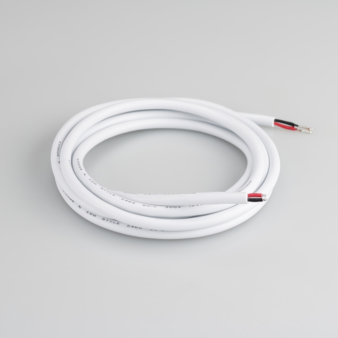 Провод питания ARL-MOONLIGHT-20AWG-2W-D4.5-CU-2000 White, Arlight, 025549, изображение 2 Провод питания ARL-MOONLIGHT-20AWG-2W-D4.5-CU-2000 White, Arlight, 025549, изображение 2