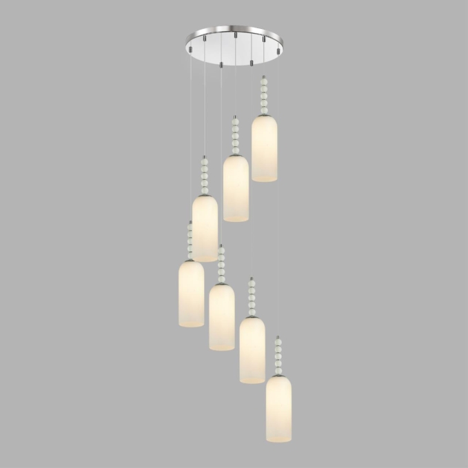 Люстра каскадная Е14 7*40W 220V TRACY NEOCLASSI LN26 154 LUMION 8270/7A, фото на цветном фоне 2 Люстра каскадная Е14 7*40W 220V TRACY NEOCLASSI LN26 154 LUMION 8270/7A, фото на цветном фоне 2