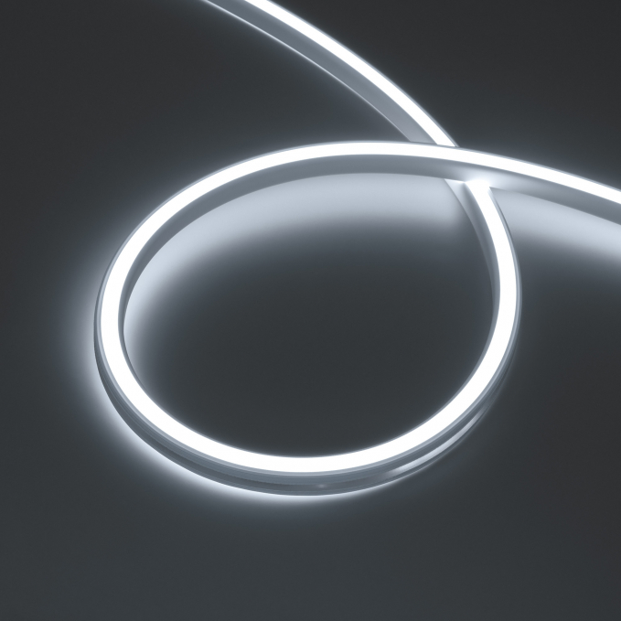 Светодиодная лента герметичная WAVE-SIDE-DOUBLE-A120-16x15mm 24V White6000 (15 W/m, IP67, 5m, wire x1), Arlight, 059720, изображение 1