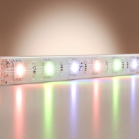 Светодиодная лента Базовая 24В 5050 14.4Вт/м Цветная (RGB) 5м IP 65 Maytoni, 201198