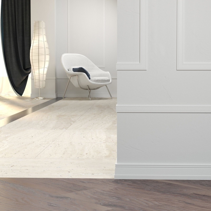 Плинтус Cosca Decor PX016, 90х15x2000 мм, Экополимер