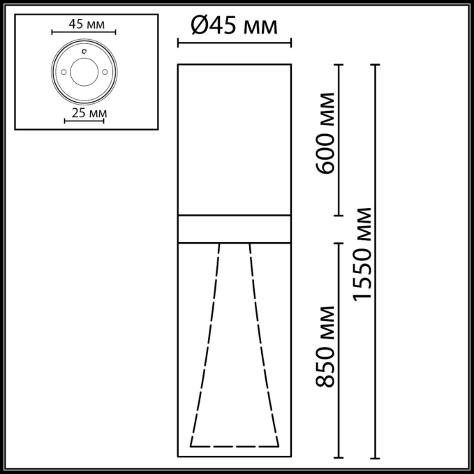 Светильник IP20 LED 4W 280Лм 3000K 180° 220V DEFANCE HIGHTECH ODL26 515 ODEON LIGHT 7144/4CL, схема товара Светильник IP20 LED 4W 280Лм 3000K 180° 220V DEFANCE HIGHTECH ODL26 515 ODEON LIGHT 7144/4CL, схема товара