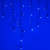 Светодиодная гирлянда ARD-EDGE-CLASSIC-2400x600-BLACK-88LED-FLASH BLUE (230V, 6W), Arlight, 026010