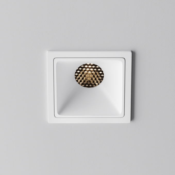 Встраиваемый светильник Альфа / Alfa LED 10 Вт 3000 К 60°, DL043-01-10W3K-SQ-W-1, изображение 5 Встраиваемый светильник Альфа / Alfa LED 10 Вт 3000 К 60°, DL043-01-10W3K-SQ-W-1, изображение 5