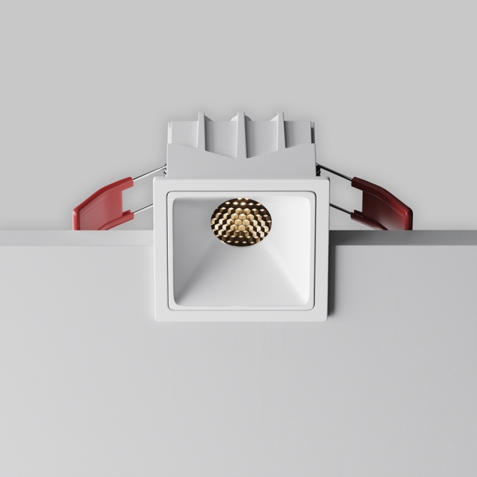 Встраиваемый светильник Альфа / Alfa LED 10 Вт 3000 К 60°, DL043-01-10W3K-SQ-W-1, изображение 6 Встраиваемый светильник Альфа / Alfa LED 10 Вт 3000 К 60°, DL043-01-10W3K-SQ-W-1, изображение 6