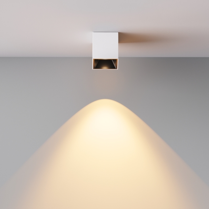 Потолочный светильник Альфа / Alfa LED 5 Вт 2700 К 50°, C064CL-5W2.7K-SQ-WB, изображение 3 Потолочный светильник Альфа / Alfa LED 5 Вт 2700 К 50°, C064CL-5W2.7K-SQ-WB, изображение 3