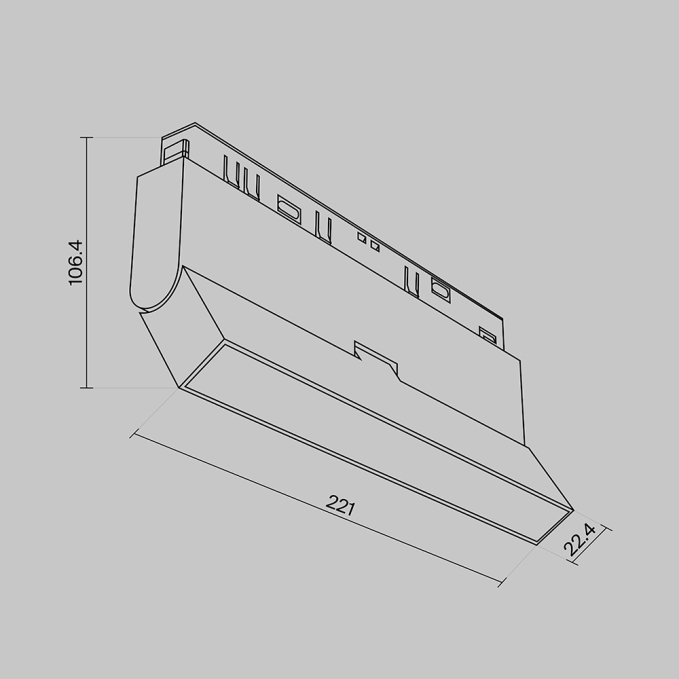 Трековый светильник Базис / Basis Exility 4000K 12Вт 120°, TR036-2-12W4K-W, изображение 6 Трековый светильник Базис / Basis Exility 4000K 12Вт 120°, TR036-2-12W4K-W, изображение 6
