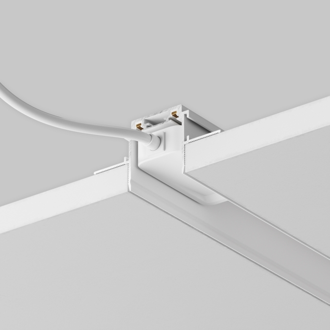 Шинопровод 2м Radity встраиваемый белый, TRA084MP-12W, изображение 4 Шинопровод 2м Radity встраиваемый белый, TRA084MP-12W, изображение 4
