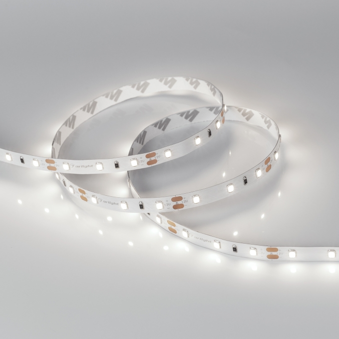 Светодиодная лента RT-A60-8mm 12V Day5000 CRI98 (4.8 W/m, IP20, 2835, 5m), Arlight, 021418(2), изображение 3 Светодиодная лента RT-A60-8mm 12V Day5000 CRI98 (4.8 W/m, IP20, 2835, 5m), Arlight, 021418(2), изображение 3
