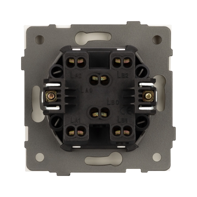 Механизм выключателя одноклавишный перекрёстный SWT-TENDO-MKX1-PL-WH (230V, 10A), Arlight, 054054, изображение 3 Механизм выключателя одноклавишный перекрёстный SWT-TENDO-MKX1-PL-WH (230V, 10A), Arlight, 054054, изображение 3