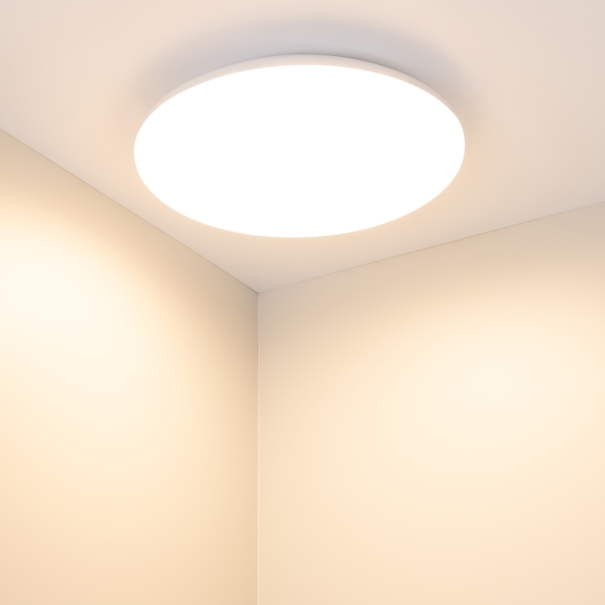 Светильник CL-FRISBEE-MOTION-R380-25W Warm3000 (WH, 180 deg, 230V), Arlight, 030163, изображение 6 Светильник CL-FRISBEE-MOTION-R380-25W Warm3000 (WH, 180 deg, 230V), Arlight, 030163, изображение 6