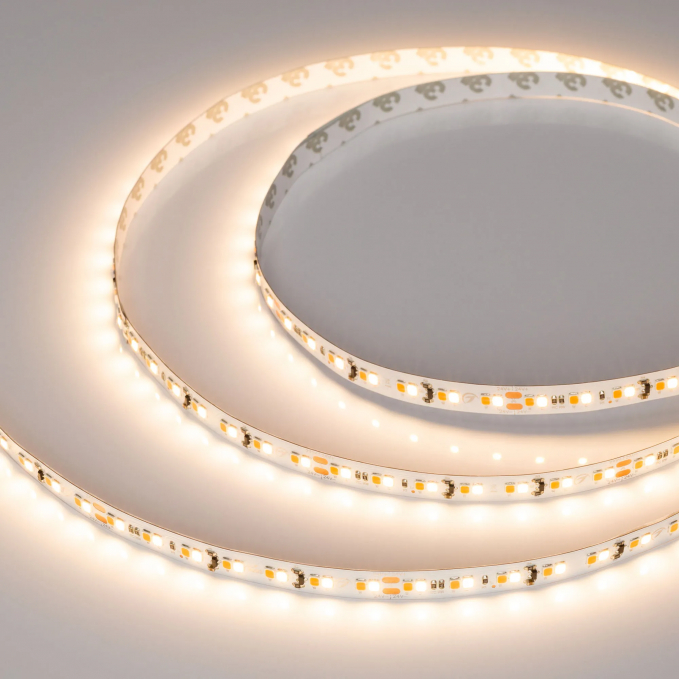 Светодиодная лента RT-A168-10mm 24V Dim-To-Warm (14.4 W/m, IP20, 2835, 5m), Arlight, 033606, изображение 3 Светодиодная лента RT-A168-10mm 24V Dim-To-Warm (14.4 W/m, IP20, 2835, 5m), Arlight, 033606, изображение 3