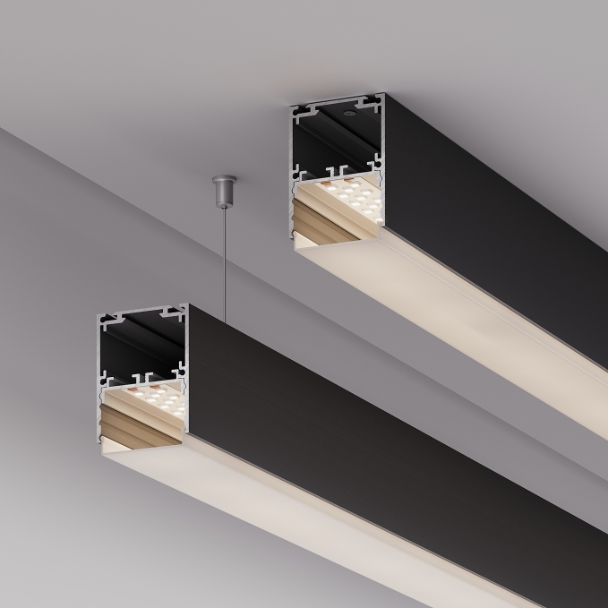 Профиль SL-LINE-4050-3L-2000 ANOD BLACK, Arlight, 044670, изображение 5 Профиль SL-LINE-4050-3L-2000 ANOD BLACK, Arlight, 044670, изображение 5