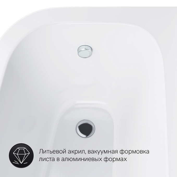 Ванна AM.PM Spirit W72A-160R100W-A2 Ванна AM.PM Spirit W72A-160R100W-A2
