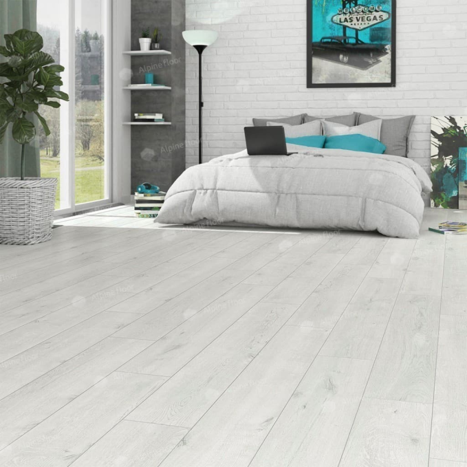 Ламинат Alpine Floor by Camsan Premium Дуб Вайт, Р 1006 Ламинат Alpine Floor by Camsan Premium Дуб Вайт, Р 1006
