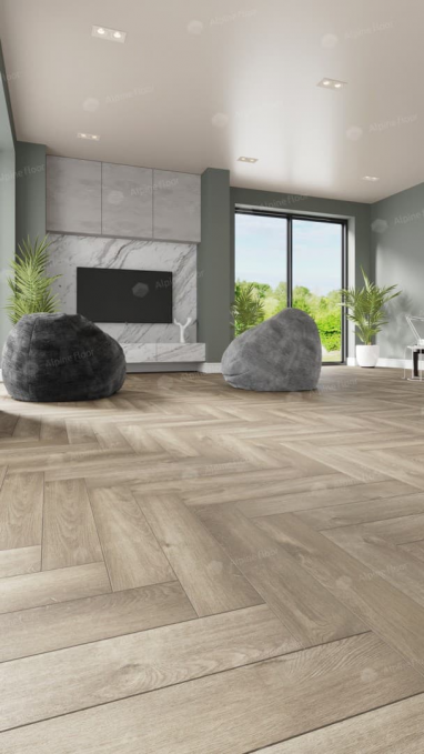 Каменный ламинат SPC Alpine Floor Parquet Light Дуб Натуральный Отбеленный, ЕСО 13-5 MC
