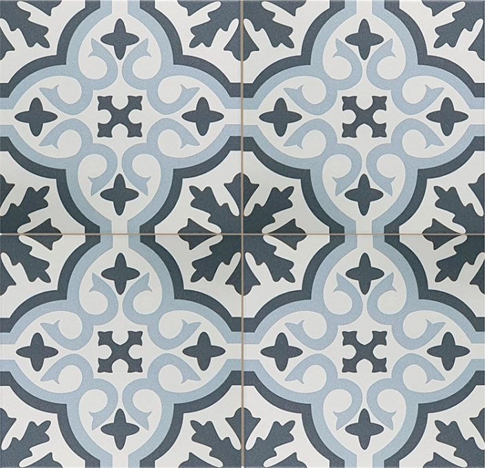 Керамогранит Etili Seramik Venice Sky Blue Black Pre-cut 45x45 Керамогранит Etili Seramik Venice Sky Blue Black Pre-cut 45x45
