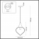 Подвес E14 1*40W KESTA PENDANT ODL22 401 ODEON LIGHT 4950/1, схема товара Подвес E14 1*40W KESTA PENDANT ODL22 401 ODEON LIGHT 4950/1, схема товара