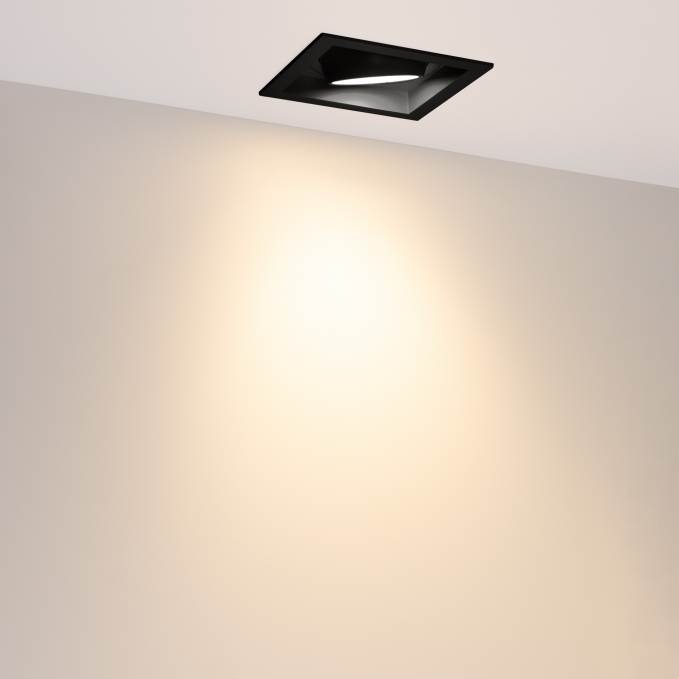 Светильник MS-VORTEX-BUILT-S140x140-30W Warm3000 (BK-BK, 50 deg, 230V), Arlight, 057956, изображение 2 Светильник MS-VORTEX-BUILT-S140x140-30W Warm3000 (BK-BK, 50 deg, 230V), Arlight, 057956, изображение 2