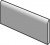 Бордюр Equipe Splendours Bullnose Brown 7.5x15, 23992