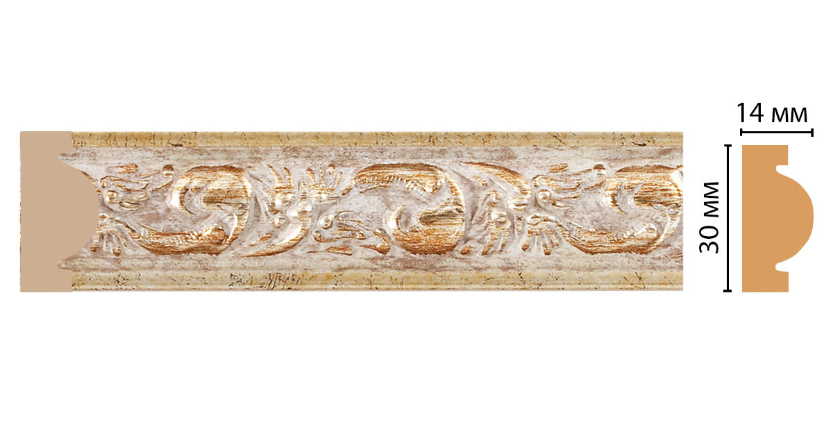 Молдинг Decomaster 157-553 ДМ, 30x13x2400 мм Молдинг Decomaster 157-553 ДМ, 30x13x2400 мм