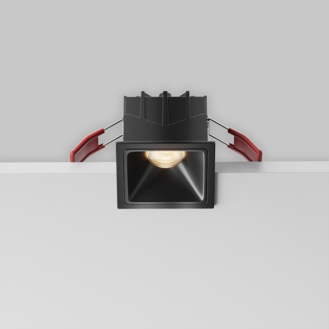 Встраиваемый светильник Альфа / Alfa LED 10 Вт 3000 К 60°, DL043-01-10W3K-SQ-B-1, изображение 2 Встраиваемый светильник Альфа / Alfa LED 10 Вт 3000 К 60°, DL043-01-10W3K-SQ-B-1, изображение 2