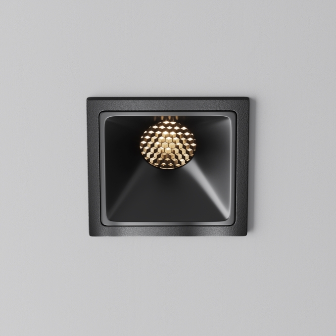 Встраиваемый светильник Альфа / Alfa LED 10 Вт 3000 К 60°, DL043-01-10W3K-SQ-B-1, изображение 5 Встраиваемый светильник Альфа / Alfa LED 10 Вт 3000 К 60°, DL043-01-10W3K-SQ-B-1, изображение 5