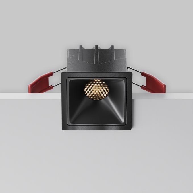 Встраиваемый светильник Альфа / Alfa LED 10 Вт 3000 К 60°, DL043-01-10W3K-SQ-B-1, изображение 6 Встраиваемый светильник Альфа / Alfa LED 10 Вт 3000 К 60°, DL043-01-10W3K-SQ-B-1, изображение 6