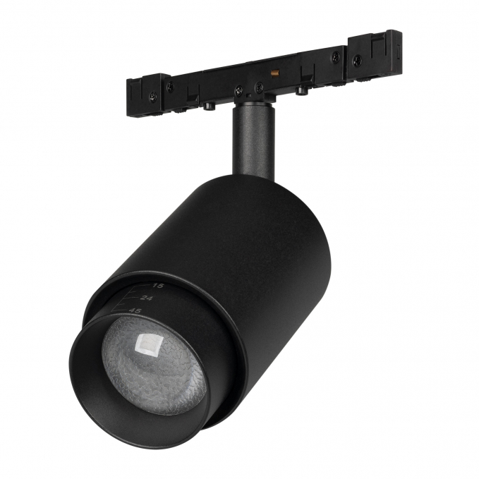 Светильник MAG-MICROCOSM-SPOT-ZOOM-R47-9W Warm3000 (BK, 15-55 deg, 24V), Arlight, 051769, изображение 1