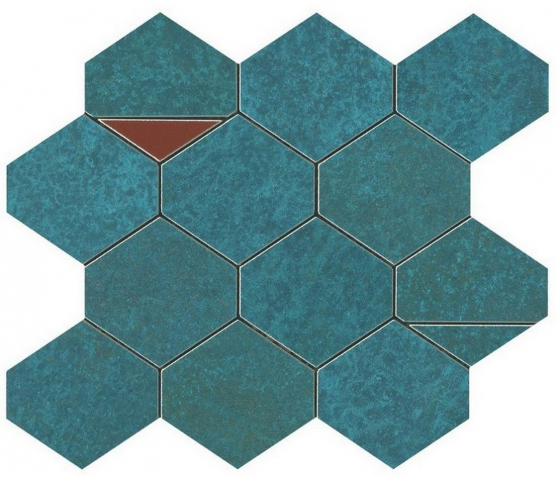 Мозаика Atlas Concorde Italy Blaze Verdigris Mosaico Nest 25.8x29.4, 9BNV Мозаика Atlas Concorde Italy Blaze Verdigris Mosaico Nest 25.8x29.4, 9BNV