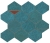 Мозаика Atlas Concorde Italy Blaze Verdigris Mosaico Nest 25.8x29.4, 9BNV