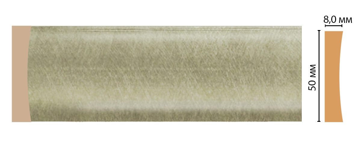 Молдинг Decomaster D045-373, 50x8x2400 мм Молдинг Decomaster D045-373, 50x8x2400 мм