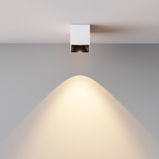 Потолочный светильник Альфа / Alfa LED 5 Вт 3000 К 50°, C064CL-5W3K-SQ-WB, изображение 3 Потолочный светильник Альфа / Alfa LED 5 Вт 3000 К 50°, C064CL-5W3K-SQ-WB, изображение 3