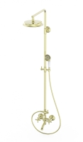 Душевая стойка со смесителем Wonzon & Woghand Retro WW-88739020-PG золото глянцевая Душевая стойка со смесителем Wonzon & Woghand Retro WW-88739020-PG золото глянцевая