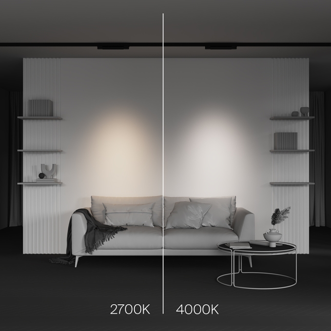 Трековый светильник Точки / Points Gravity 4000K 10Вт 30°, TR076-2-10W4K-B, изображение 7 Трековый светильник Точки / Points Gravity 4000K 10Вт 30°, TR076-2-10W4K-B, изображение 7