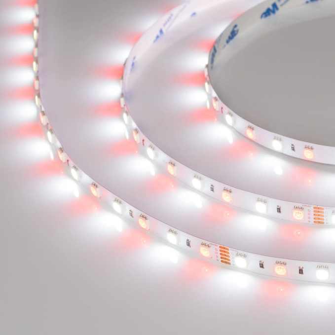 Светодиодная лента RT-B60-10mm 24V RGBW-White (14.4 W/m, IP20, 5060, 5m), Arlight, 018325(2), изображение 3 Светодиодная лента RT-B60-10mm 24V RGBW-White (14.4 W/m, IP20, 5060, 5m), Arlight, 018325(2), изображение 3