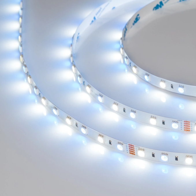 Светодиодная лента RT-B60-10mm 24V RGBW-White (14.4 W/m, IP20, 5060, 5m), Arlight, 018325(2), изображение 6 Светодиодная лента RT-B60-10mm 24V RGBW-White (14.4 W/m, IP20, 5060, 5m), Arlight, 018325(2), изображение 6