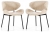 Стул Haven (комплект 2 шт) бежевый,черный, Hesby Import, HSBI_DC-24122_beige_2