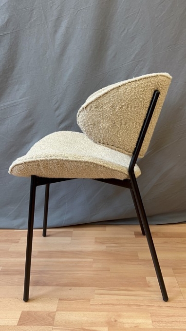 Стул Haven (комплект 2 шт) бежевый,черный, Hesby Import, HSBI_DC-24122_beige_2 Стул Haven (комплект 2 шт) бежевый,черный, Hesby Import, HSBI_DC-24122_beige_2