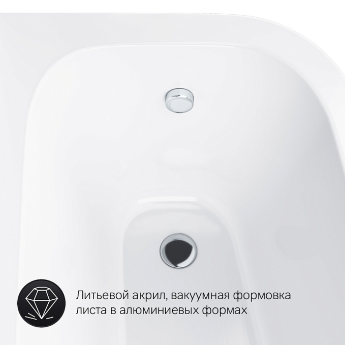 Ванна AM.PM Spirit W72A-160L100W-A2 Ванна AM.PM Spirit W72A-160L100W-A2