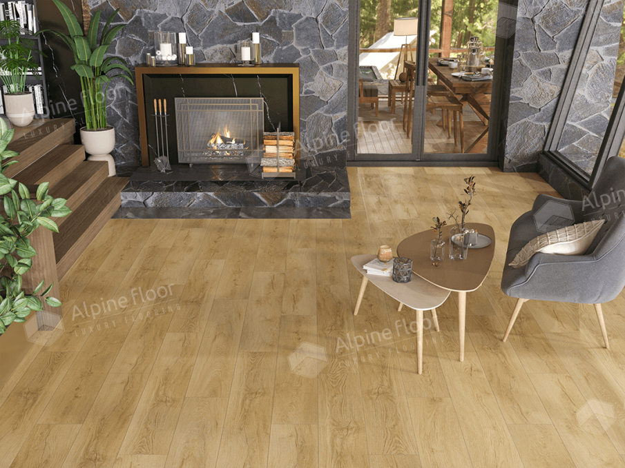 Каменный ламинат SPC Alpine Floor Eclipse Super Matt Жардин, ЕСО 21-17