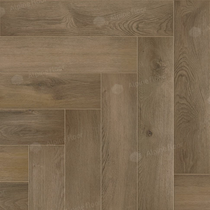 Каменный ламинат SPC Alpine Floor Parquet Light Дуб Насыщенный, ЕСО 13-7 MC