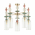 Люстра потолочная E14 5*40W BIZET CLASSIC ODL_EX21 135 ODEON LIGHT 4855/5C