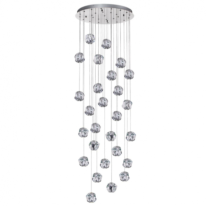 Люстра каскадная LED 120W 4000K 6000Лм JEMSTONE L-VISION ODL25 561 ODEON LIGHT 5084/120L, изображение 1 Люстра каскадная LED 120W 4000K 6000Лм JEMSTONE L-VISION ODL25 561 ODEON LIGHT 5084/120L, изображение 1