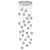 Люстра каскадная LED 120W 4000K 6000Лм JEMSTONE L-VISION ODL25 561 ODEON LIGHT, 5084/120L