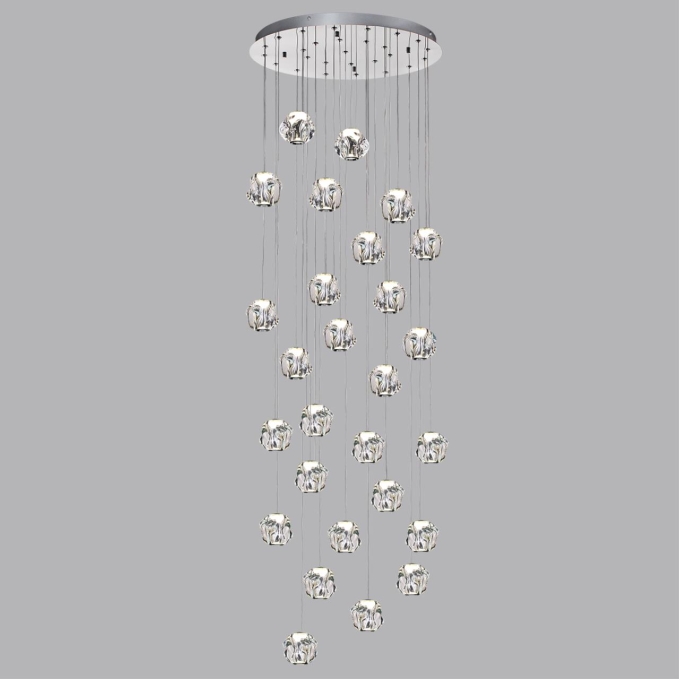 Люстра каскадная LED 120W 4000K 6000Лм JEMSTONE L-VISION ODL25 561 ODEON LIGHT 5084/120L, фото на цветном фоне 1 Люстра каскадная LED 120W 4000K 6000Лм JEMSTONE L-VISION ODL25 561 ODEON LIGHT 5084/120L, фото на цветном фоне 1