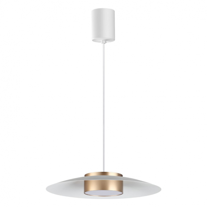 Светильник накладной светодиодный, провод 2м IP20 LED 4000К 18W 220-240V PILZ OVER NT22 440 NOVOTECH 358895, изображение 1